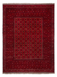 Afghan Rug - Bukhara - 276 x 200 cm - red
