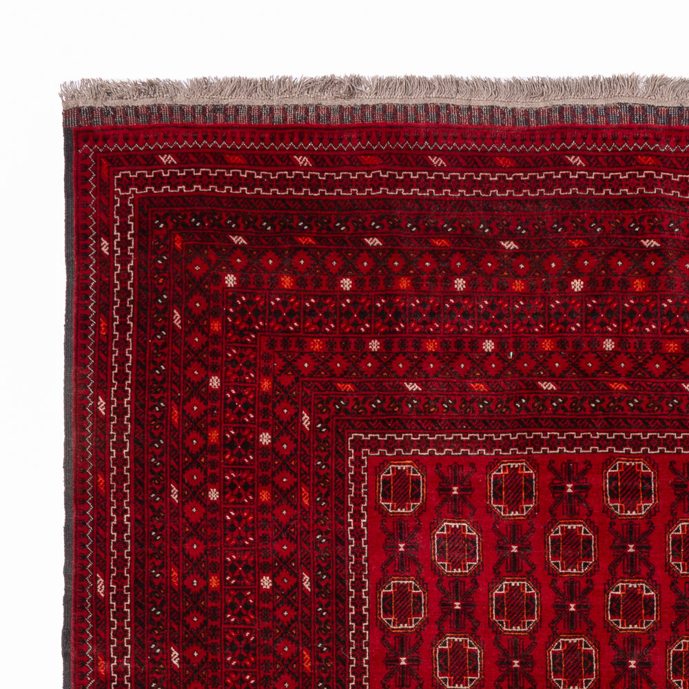 Afghan Rug - Bukhara - 276 x 200 cm - red