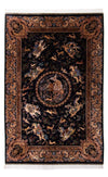 Qom Rug 150x230cm - Rectangle / Dark Blue / 150 x 230 cm Rectangle
