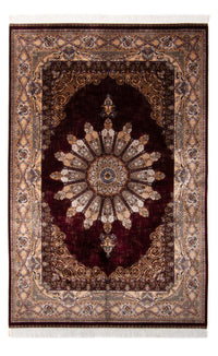Perser Rug - Ghom - 230 x 150 cm - wine red