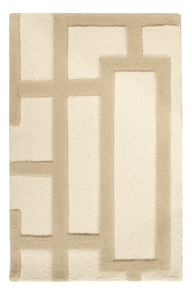 Wool Rug - 90 x 60 cm - beige