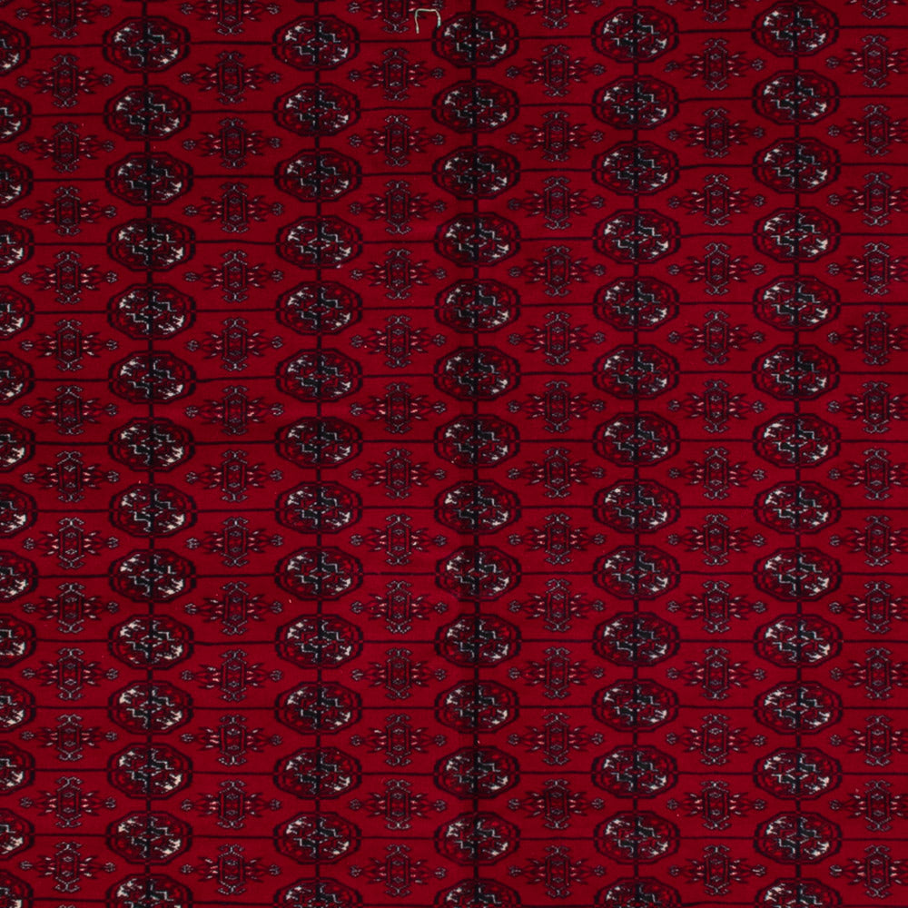Afghan Rug - Bukhara - 390 x 296 cm - dark red