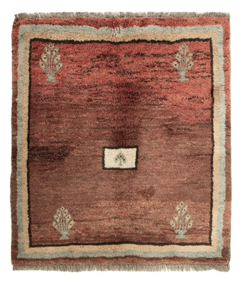 Gabbeh Rug - Perser square  - 100 x 93 cm - multicolored