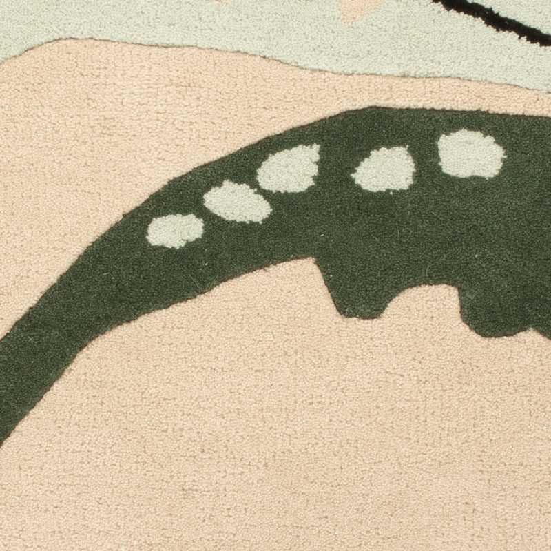 Children's Rug round  - 92 x 92 cm - multicolored