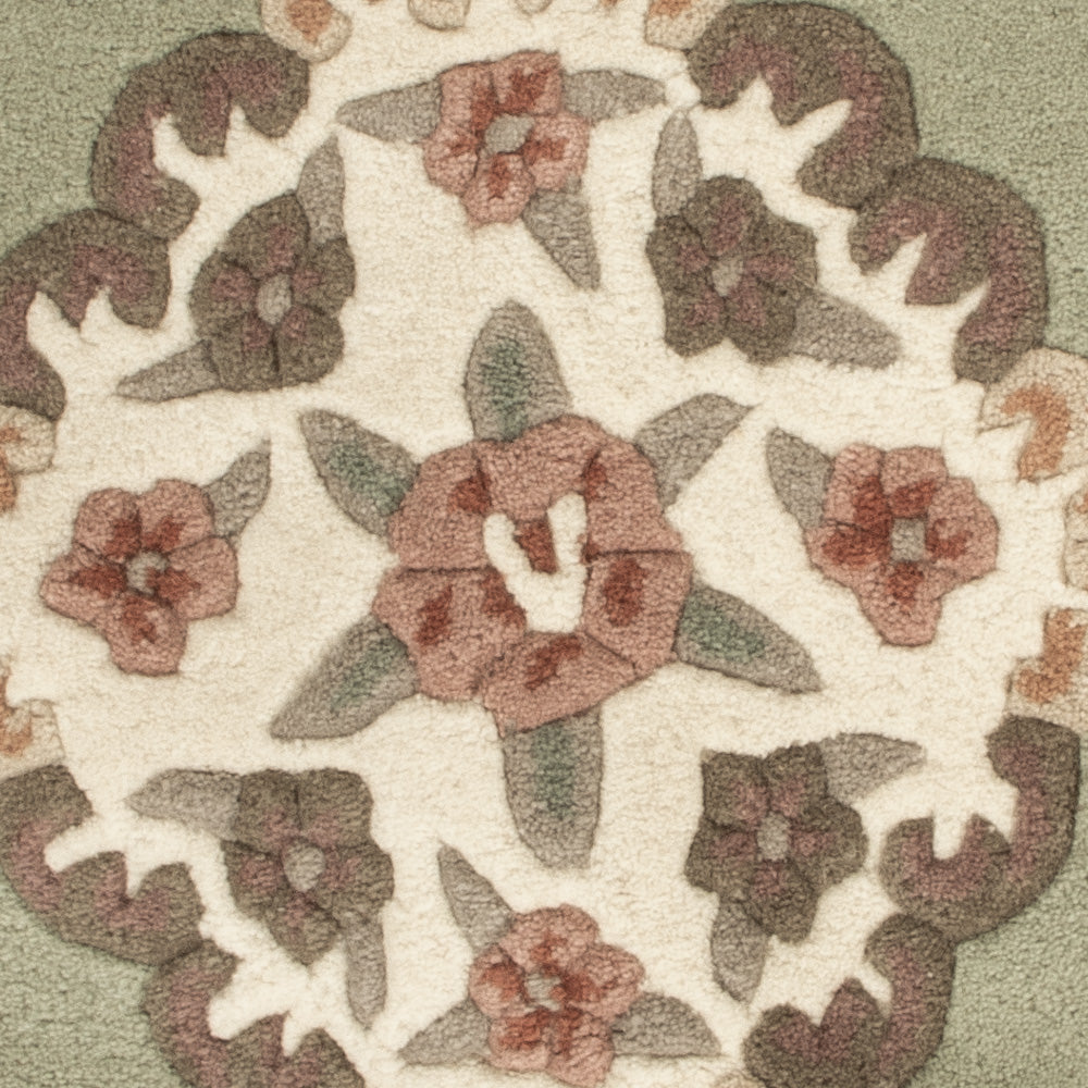 Chinese Rug round  - 120 x 120 cm - multicolored