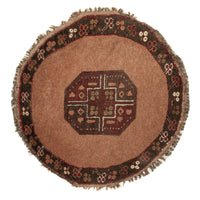 Oriental Rug round  - 67 x 67 cm - multicolored