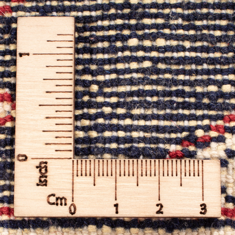 Turkaman Rug - 87 x 64 cm - dark blue