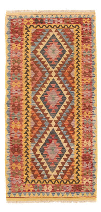 Runner Kelim Rug - Splash - 196 x 100 cm - multicolored