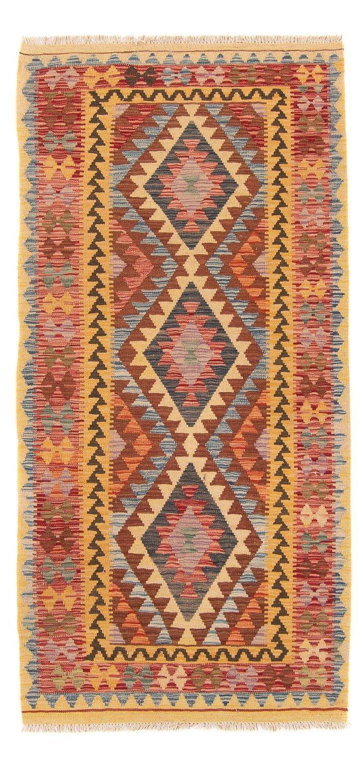 Runner Kelim Rug - Splash - 196 x 100 cm - multicolored