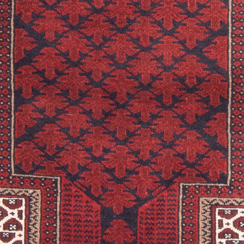Belutsch Rug - Prayer Rug - 154 x 92 cm - red