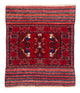 Belutsch Rug square  - 104 x 91 cm - red