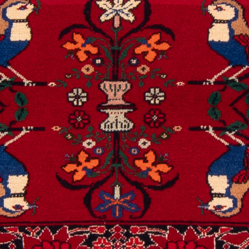 Belutsch Rug square  - 104 x 91 cm - red