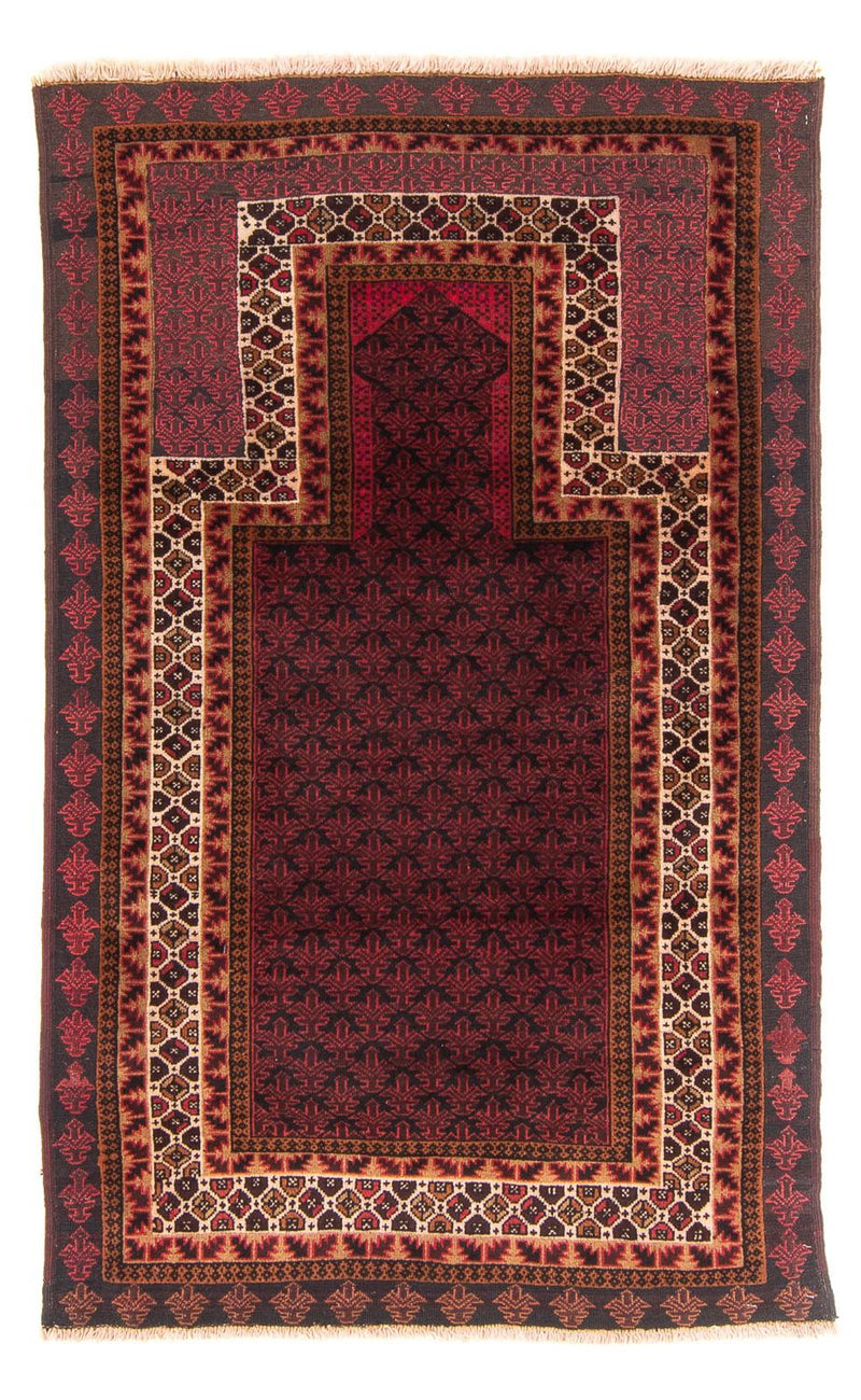 Belutsch Rug - Prayer Rug - 140 x 90 cm - dark blue