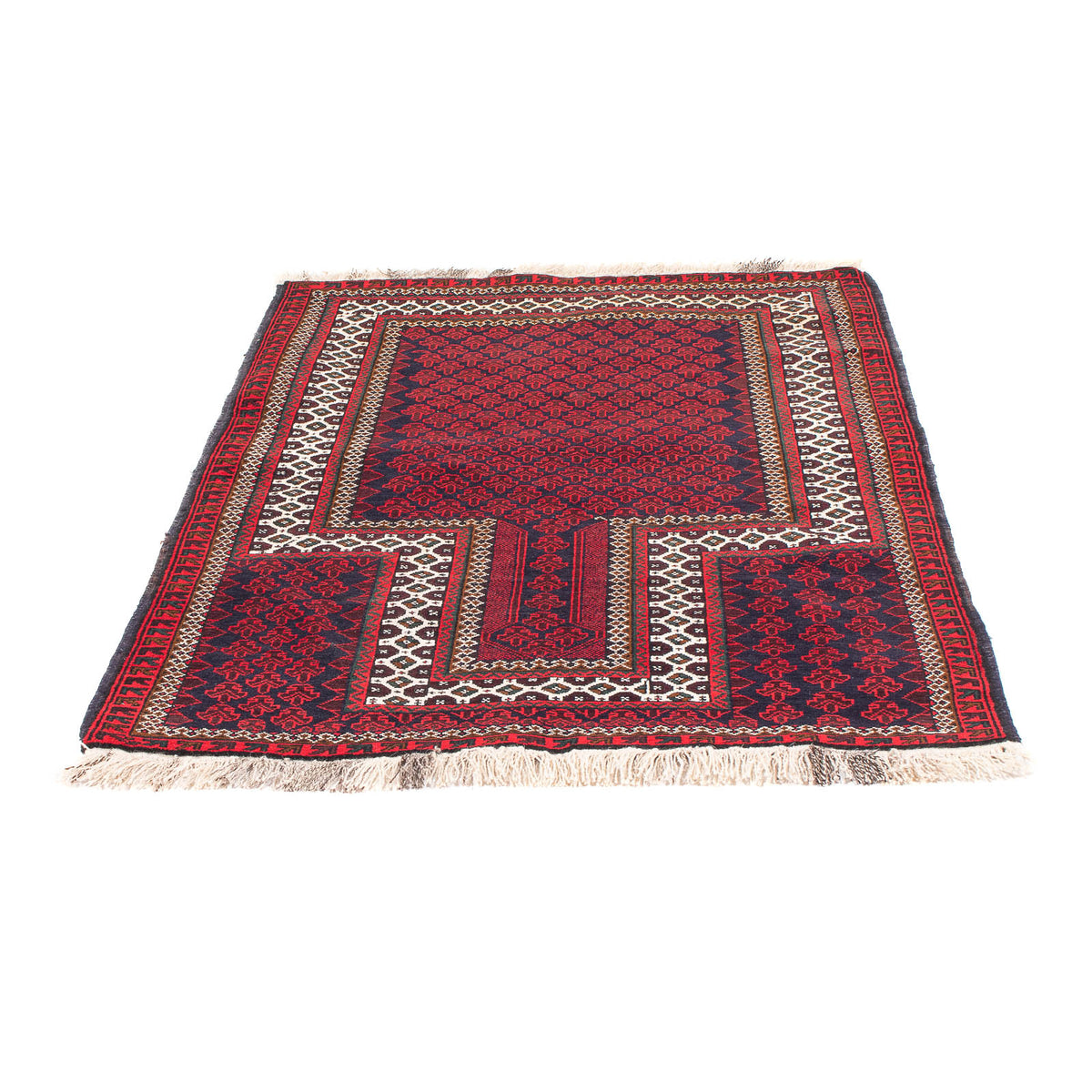Belutsch Rug - Prayer Rug - 130 x 90 cm - red