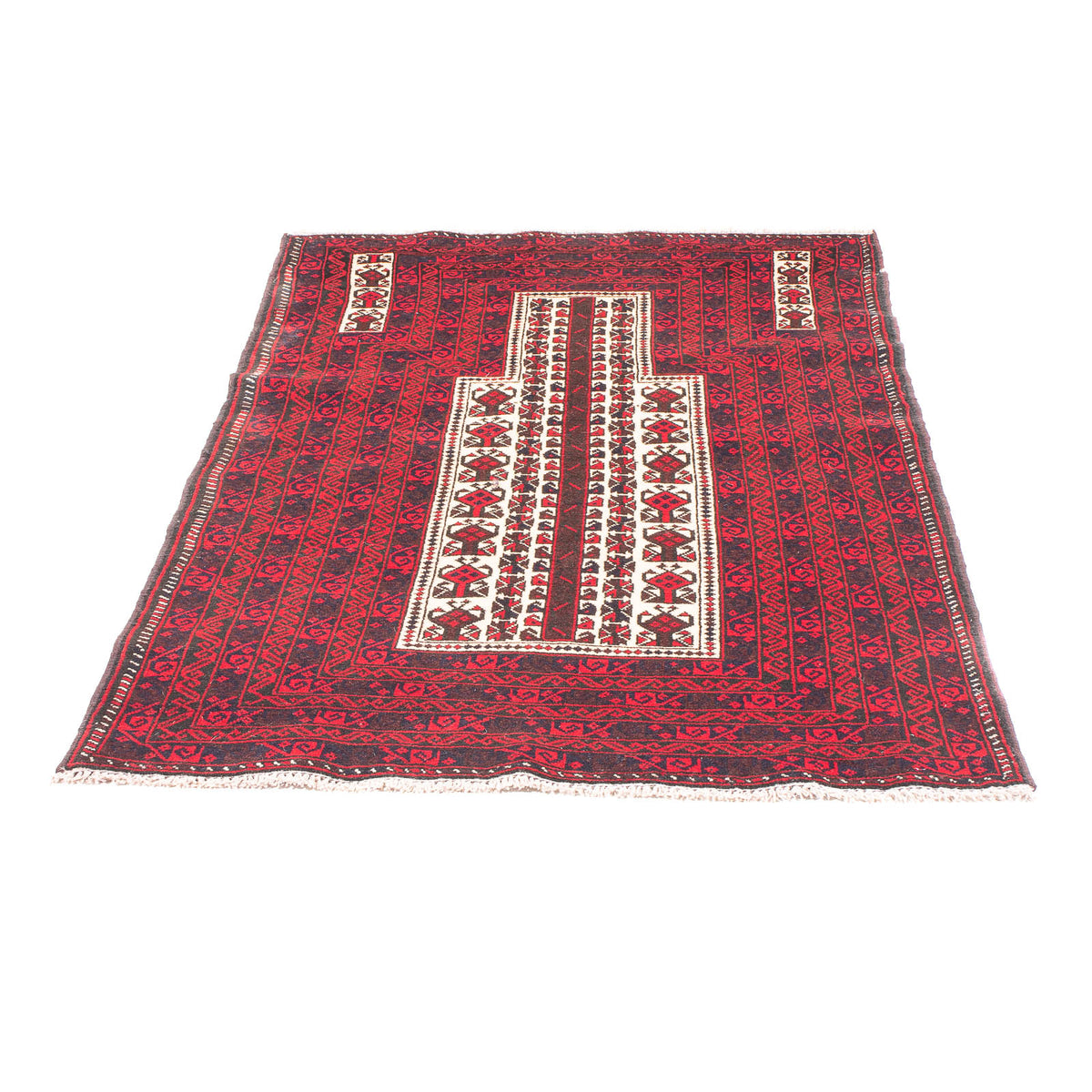 Belutsch Rug - Prayer Rug - 154 x 89 cm - beige