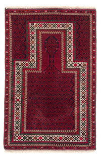 Belutsch Rug - Prayer Rug - 142 x 89 cm - blue