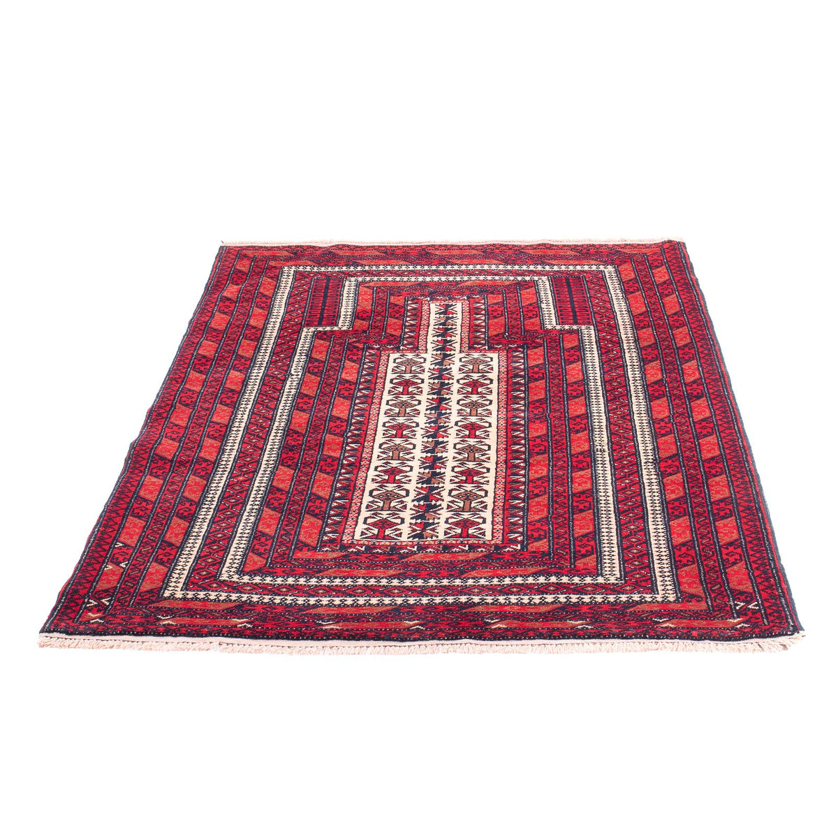 Belutsch Rug - Prayer Rug - 135 x 100 cm - beige