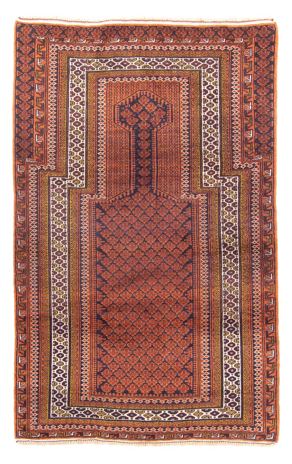 Belutsch Rug - Prayer Rug - 141 x 86 cm - blue