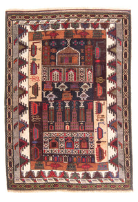 Belutsch Rug - Prayer Rug - 120 x 85 cm - dark blue