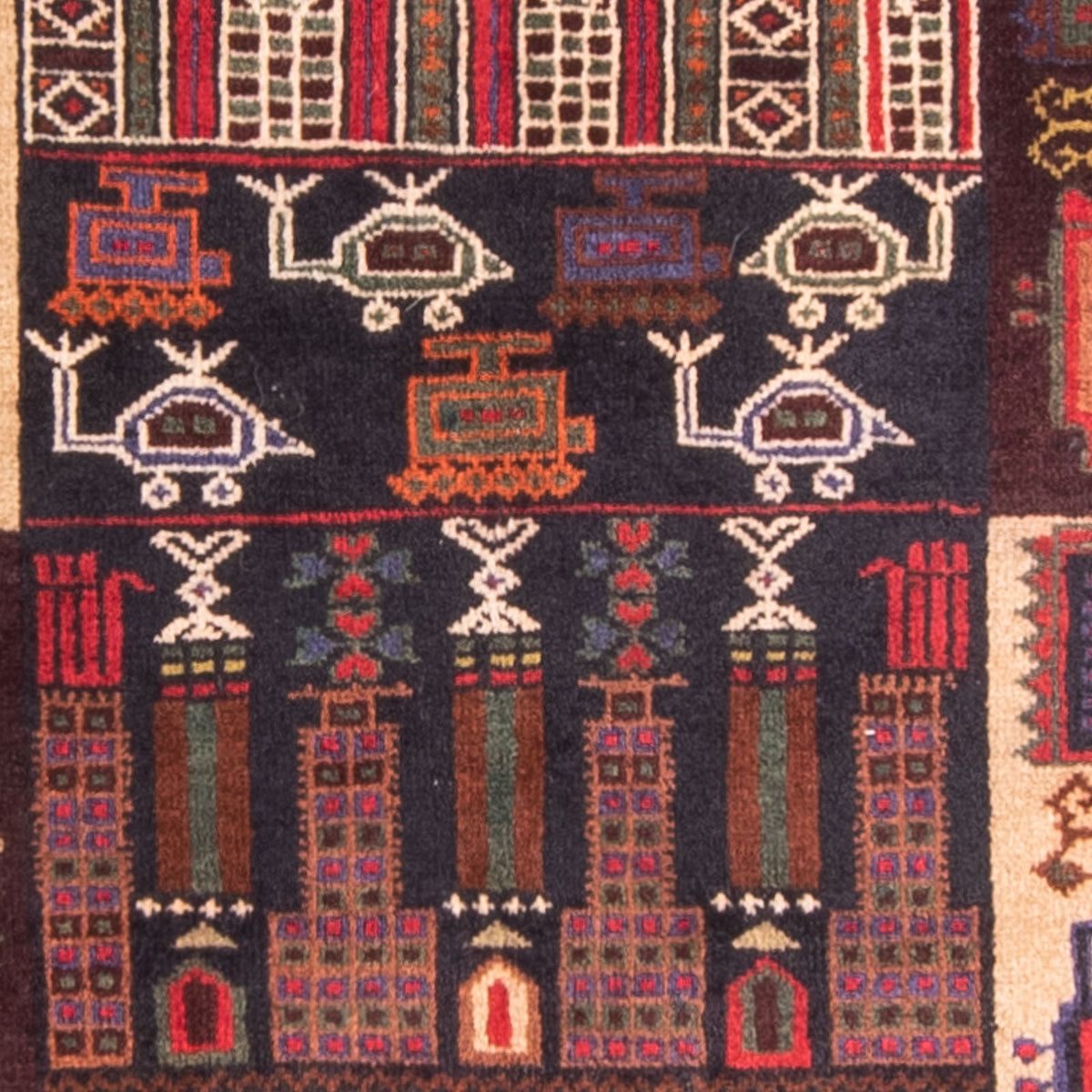 Belutsch Rug - Prayer Rug - 120 x 85 cm - dark blue