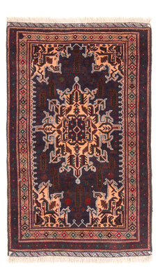 Belutsch Rug - 150 x 89 cm - dark blue
