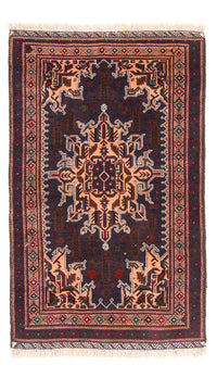 Belutsch Rug - 150 x 89 cm - dark blue
