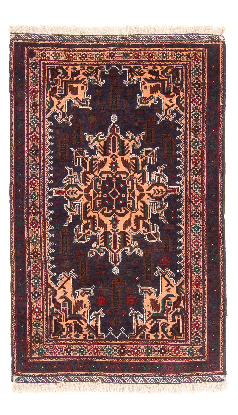 Belutsch Rug - 150 x 89 cm - dark blue