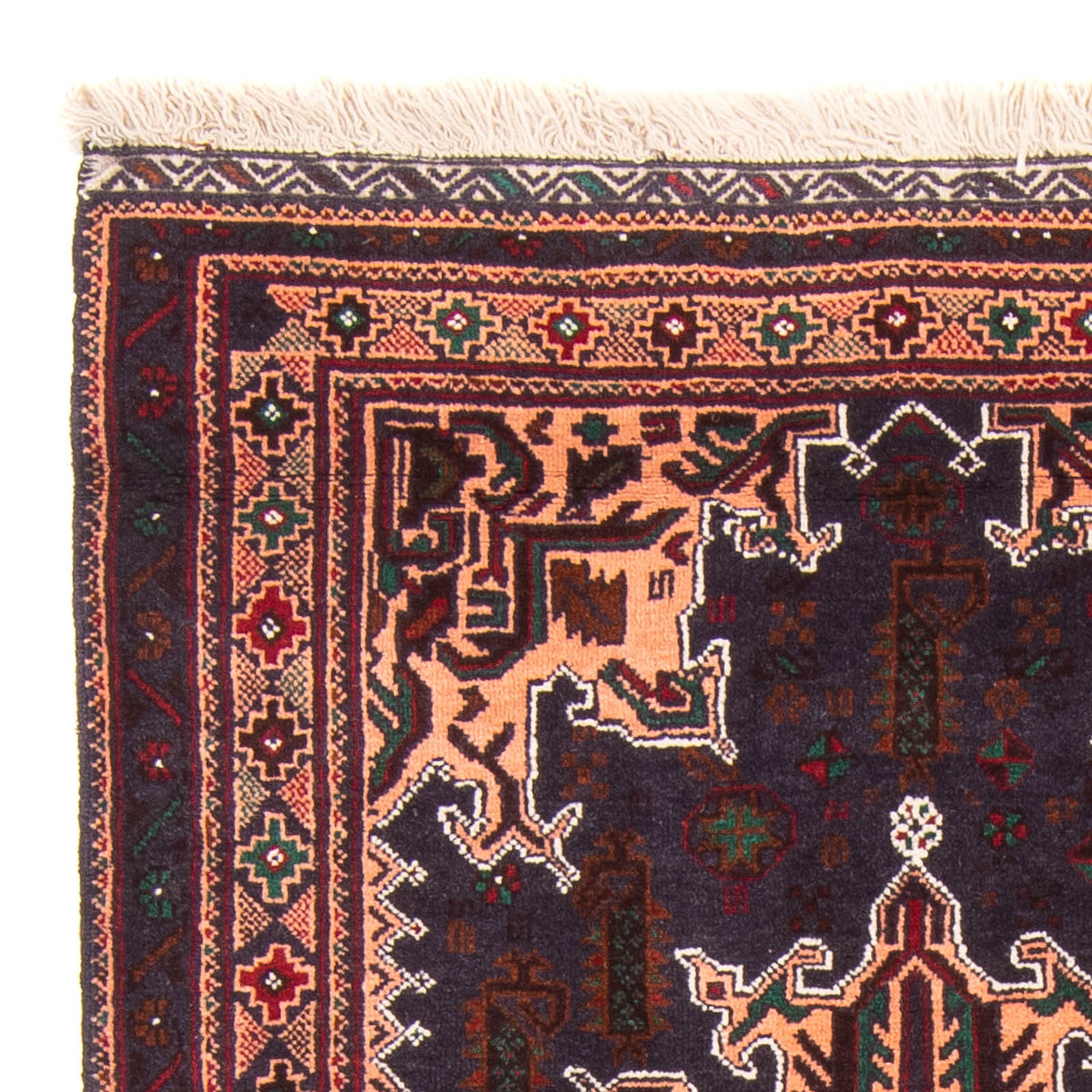 Belutsch Rug - 150 x 89 cm - dark blue