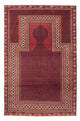 Belutsch Teppich - Gebetsteppich - 140 x 91 cm - dunkelblau