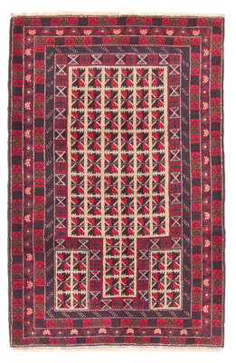 Belutsch Rug - Prayer Rug - 140 x 93 cm - beige