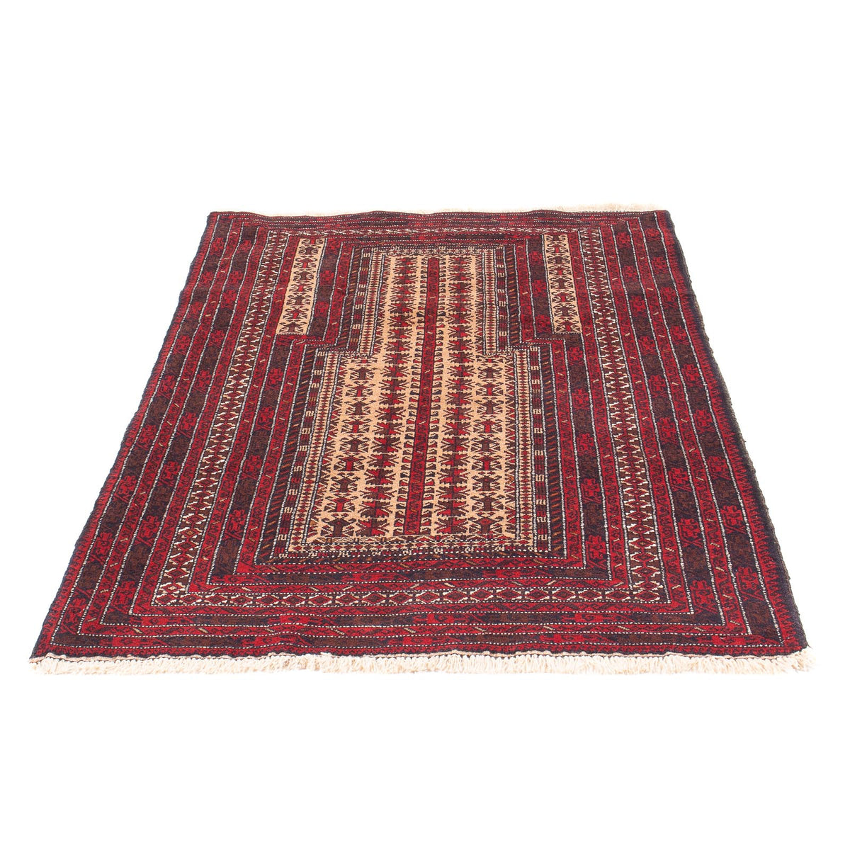 Belutsch Rug - Prayer Rug - 140 x 90 cm - gold