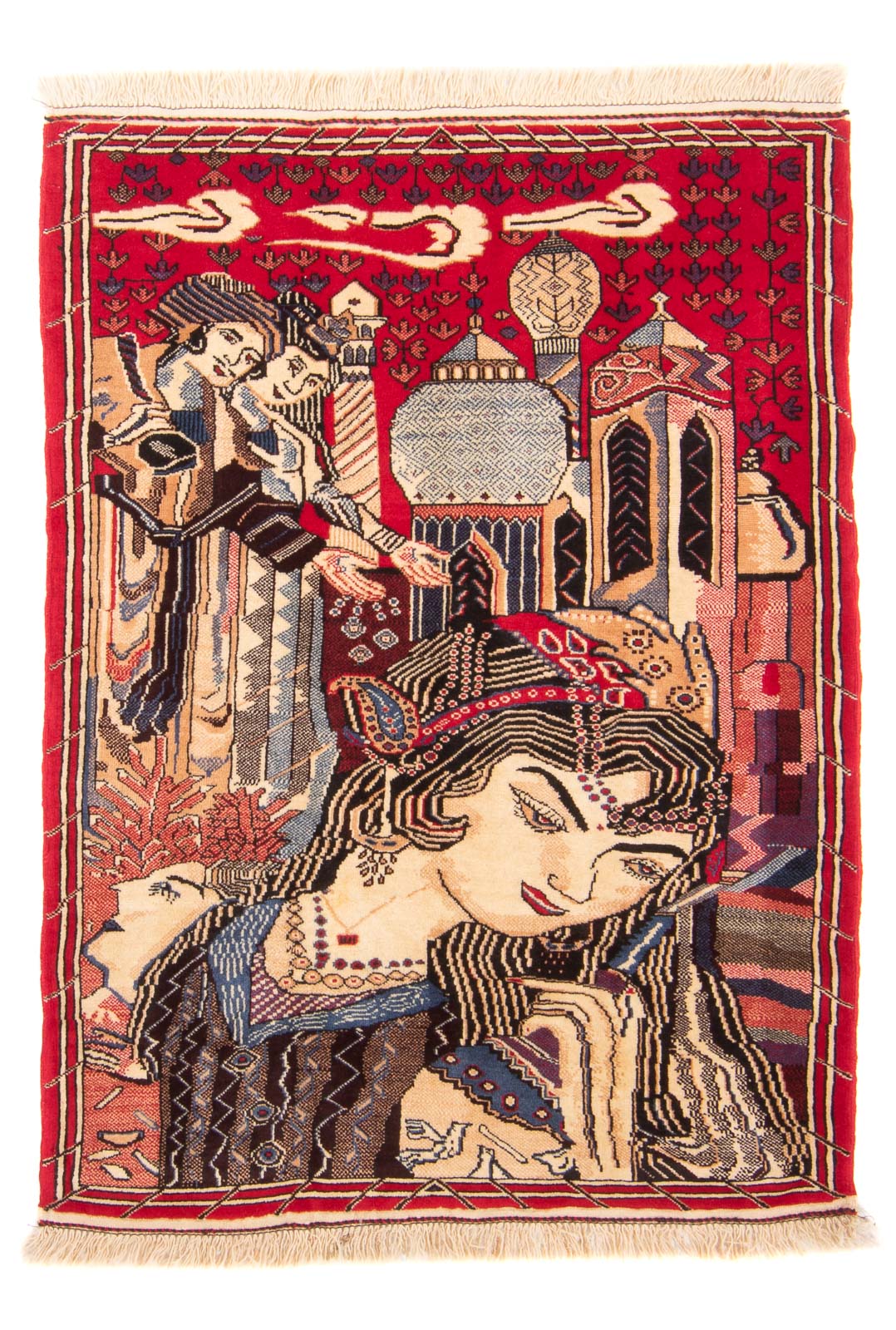 Belutsch Rug - 124 x 89 cm - multicolored