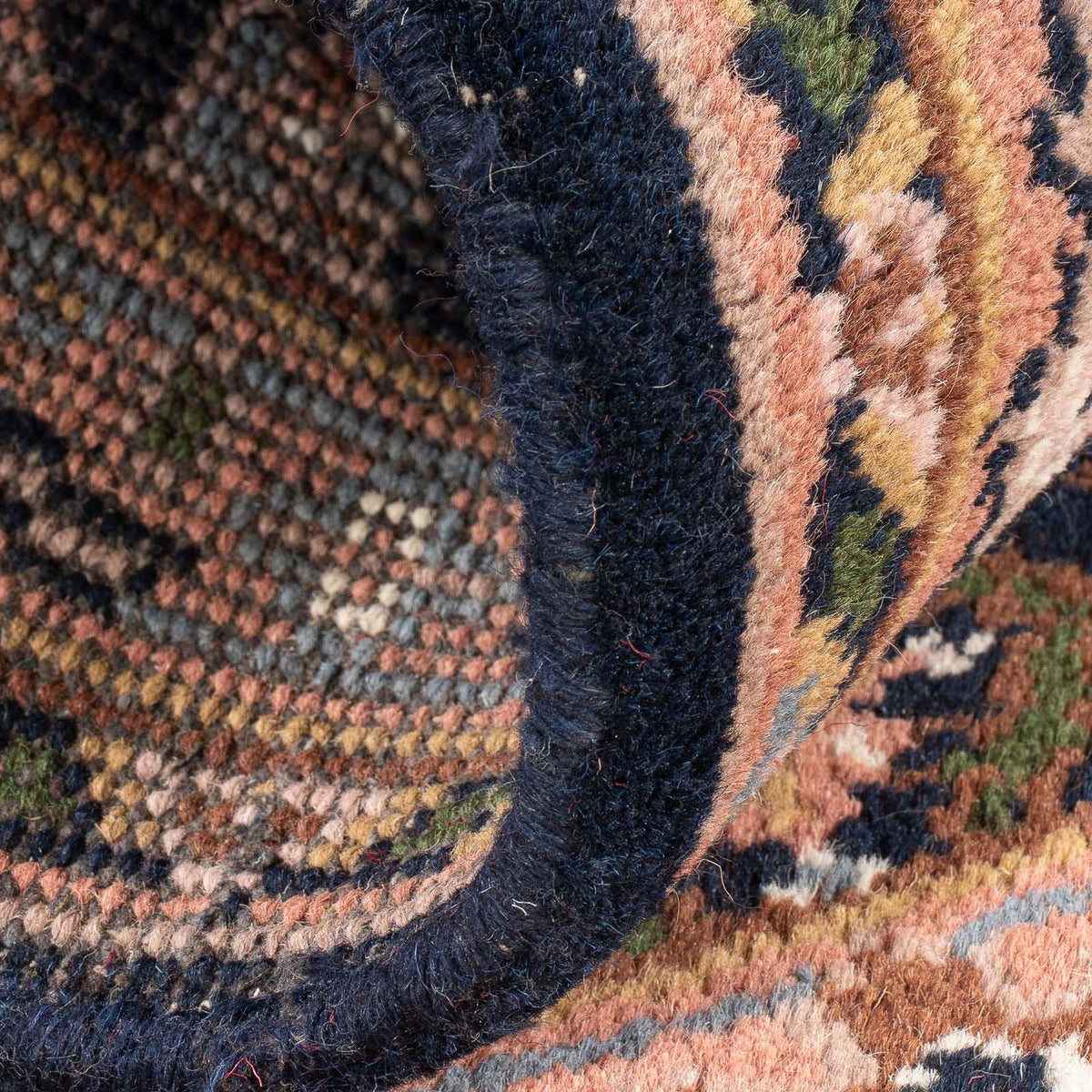 Oriental Rug - 160 x 90 cm - dark blue