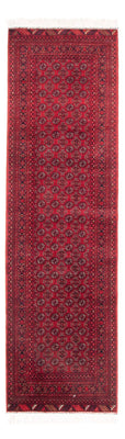 Runner Afghan Rug - Bukhara - 290 x 80 cm - red