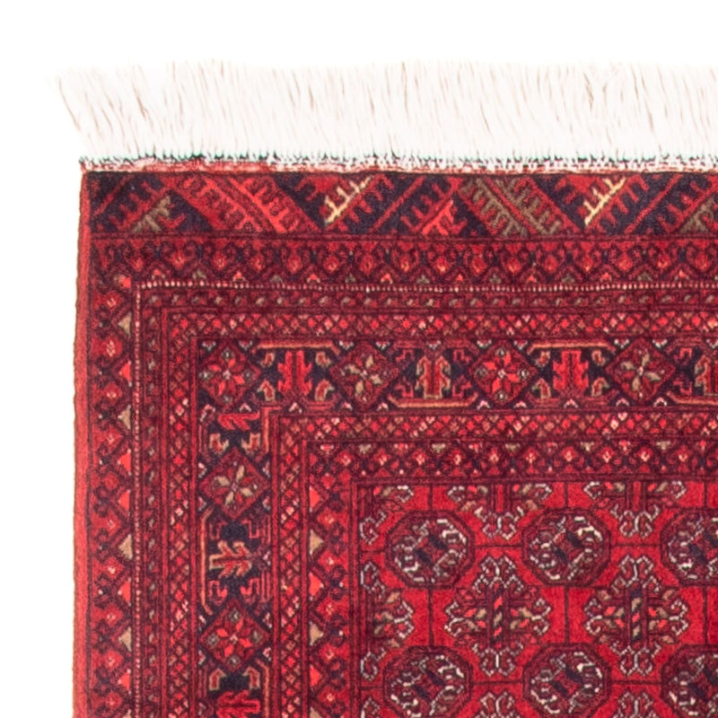 Runner Afghan Rug - Bukhara - 290 x 80 cm - red