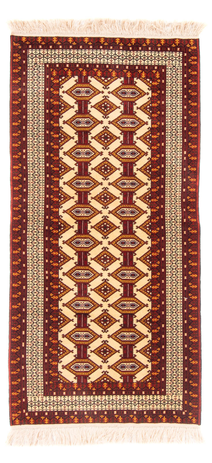 Runner Turkaman Rug - 176 x 85 cm - beige