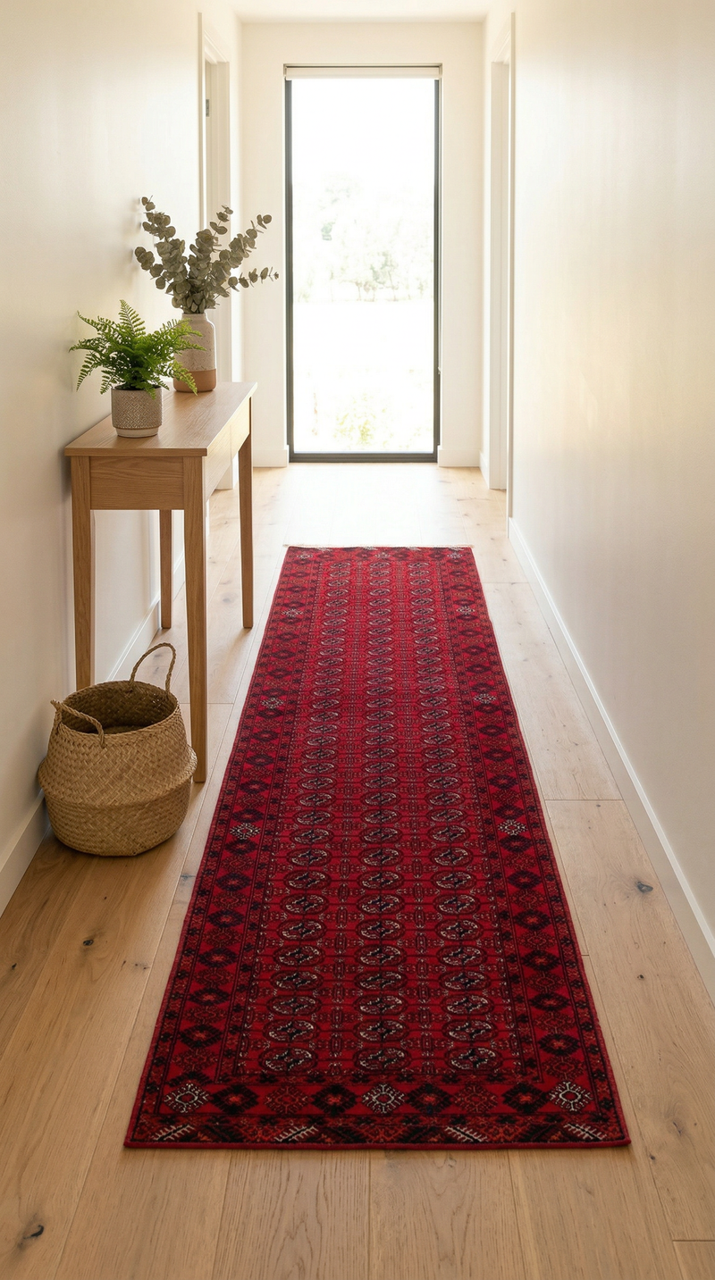 Afghan Rug 258x85cm - Oriental Rug