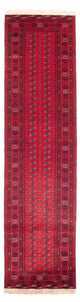Läufer Afghan - Buchara - 380 x 90 cm - rot