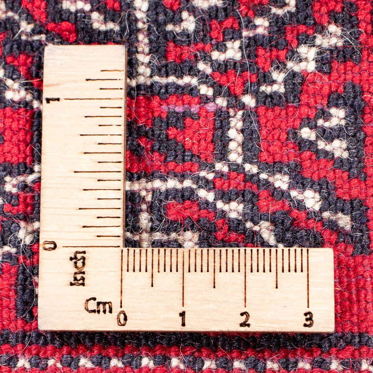 Runner Afghan Rug - Bukhara - 380 x 90 cm - red