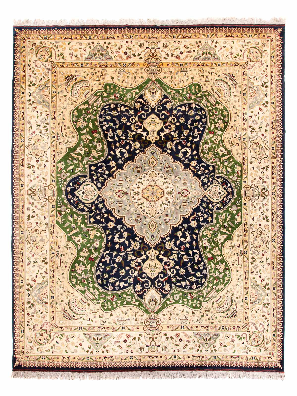 Afghan Rug - 389 x 296 cm - dark blue