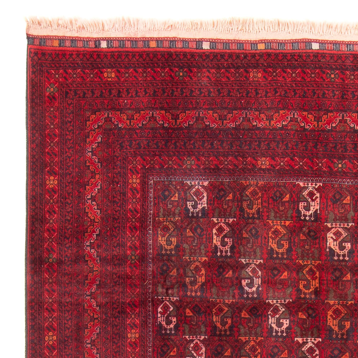 Afghan Rug - 293 x 202 cm - red
