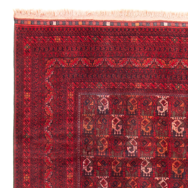 Afghan Rug - 293 x 202 cm - red