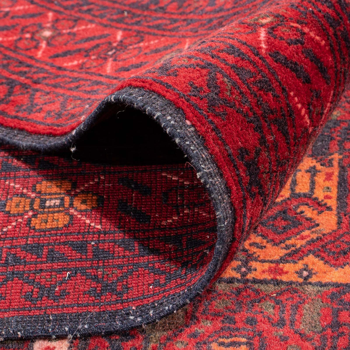 Afghan Rug - 293 x 202 cm - red