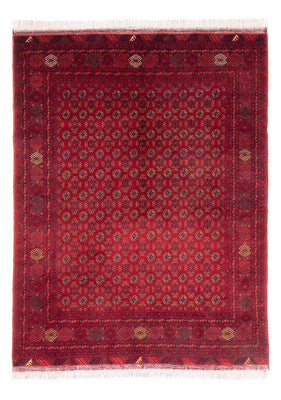 Afghan Rug - 193 x 148 cm - red