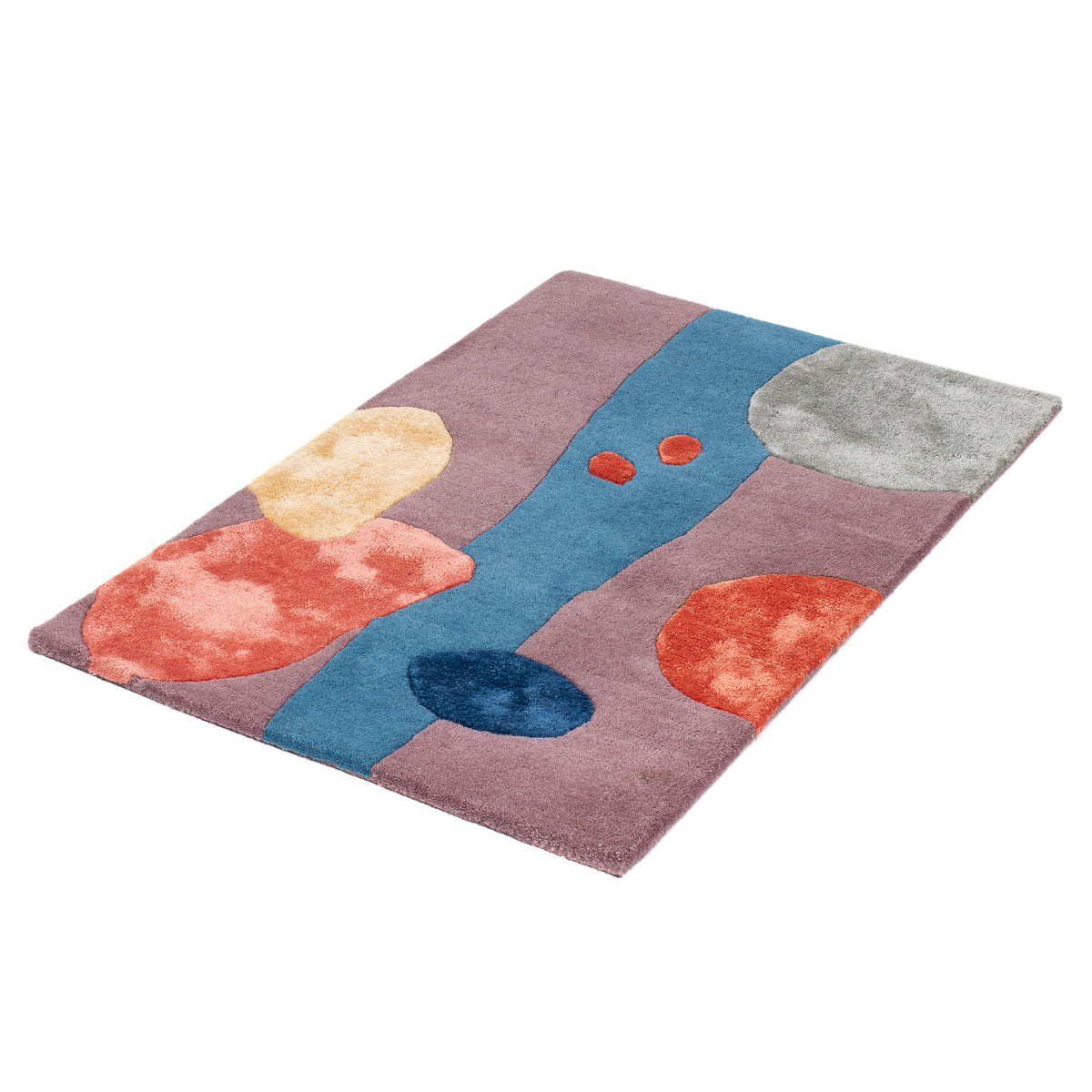 Designer Rug - 90 x 60 cm - multicolored
