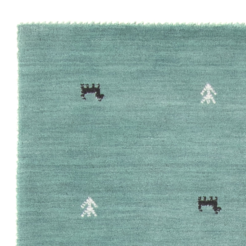 Runner Gabbeh Rug - Softy - 200 x 75 cm - light blue