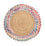 Sisal Rug round  - 60 x 60 cm - multicolored