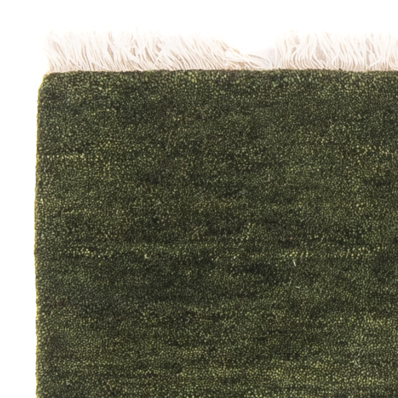 Gabbeh Rug - Indus square  - 54 x 51 cm - green