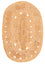 Sisal Rug oval  - 91 x 61 cm - natural