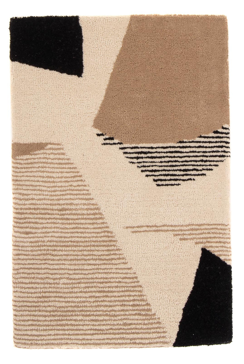 Wool Rug - 90 x 60 cm - beige